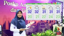 Prakiraan Cuaca 34 Kota Besar di Indonesia 31 Desember 2022