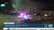 Wrong-way driver reported near I-10 and Avondale stopped after pursuit