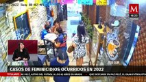 Casos de feminicidios ocurridos en México durante 2022
