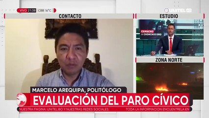 Represión policial recaerá en una “sumatoria de energías” y apoyo de las regiones a Santa Cruz, según analista 