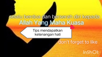 Mendapatkan Ketenangan Hati