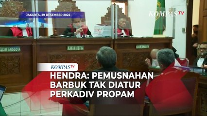 Hendra Kurniawan Ungkap Pemusnahan Barang Bukti Tak Diatur Perkadiv Propam