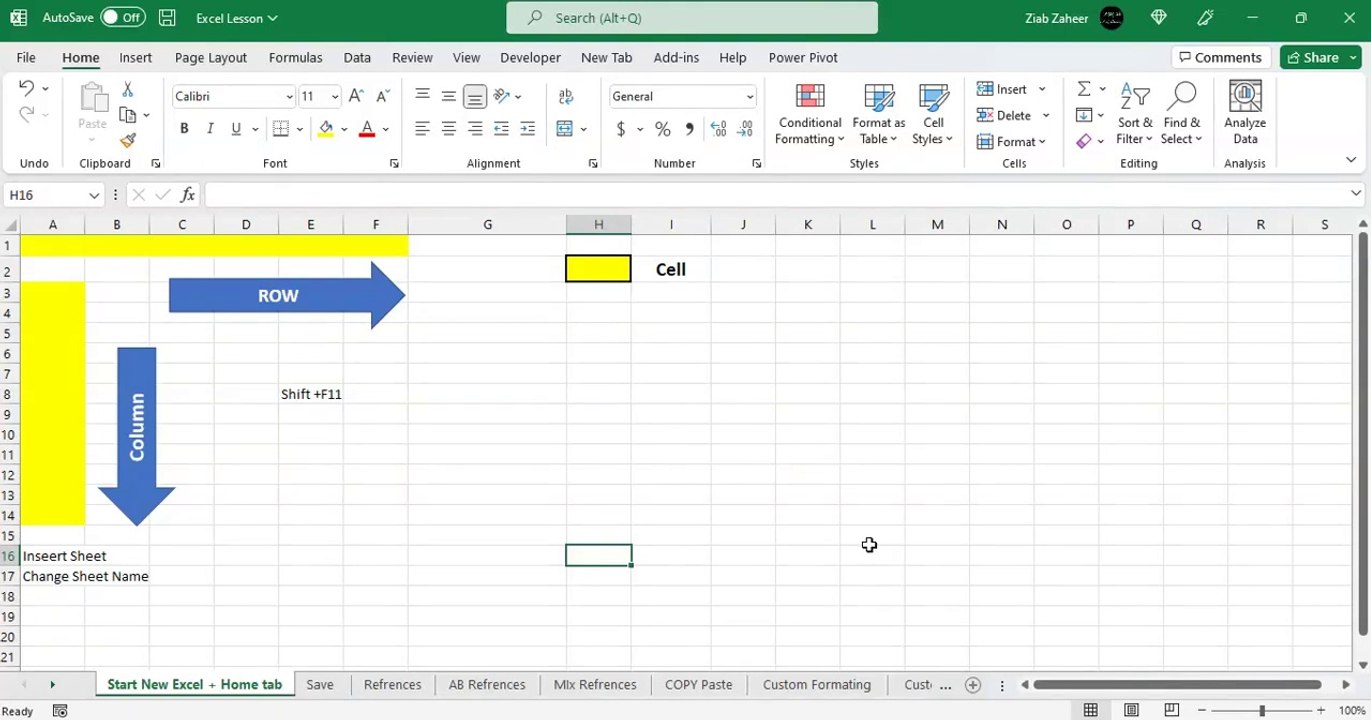 Excel Introduction
