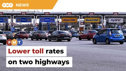 Lower toll rates at Besraya, Lekas from Jan 1
