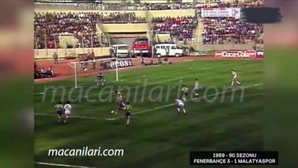 Fenerbahçe 3-1 Malatyaspor [HD] 28.10.1989 - 1989-1990 1st League Matchday 7 + Post-Match Comments