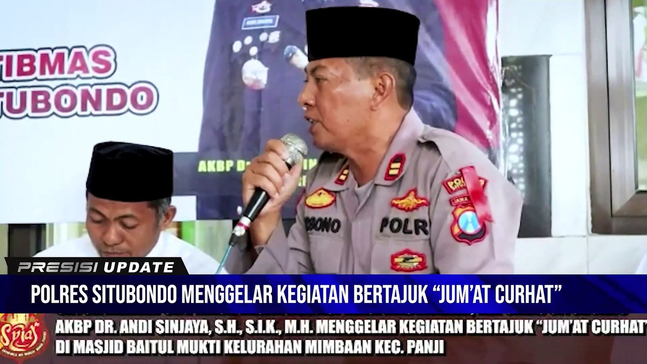 PRESISI Update Polres Situbondo Menggelar Kegiatan Bertajuk “Jum’At Curhat”