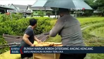 Rumah Warga  Jeneponto Roboh Diterjang Angin Kencang