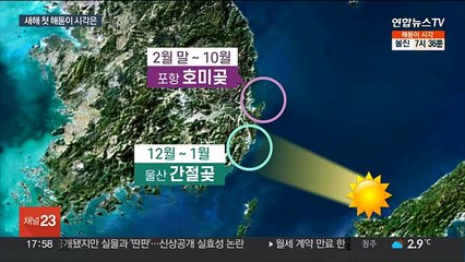 새해 첫 해돋이 전국서 본다…명소별 일출 시간은?