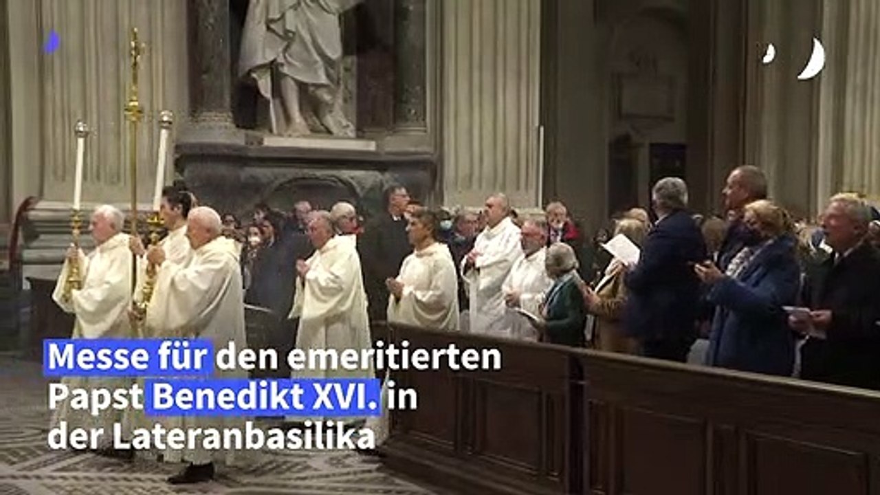 Messe für Benedikt XVI. in Rom