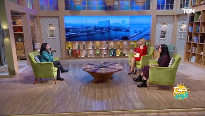 "ليلة عيد".. المطربة كنزي مصطفى تحتفل بالعام الجديد مع صباح الورد