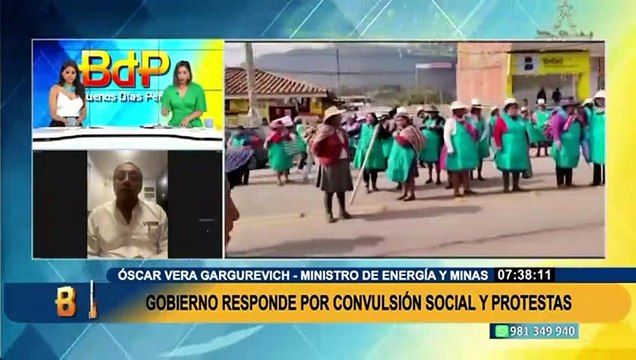 Ministro de Energía: este gobierno quiere paz, diálogo y atender las problemáticas del país