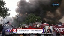 Ilang bahay, damay sa sunog na sumiklab sa storage facility sa Navotas Fish Port | 24 Oras Weekend