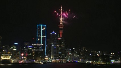 نيوزلاندا ..احتفالات بمناسبة دخول العام الجديد 2023