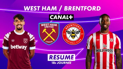 Le résumé de West Ham / Brentford - Premier League 2022-23 (18ème journée)