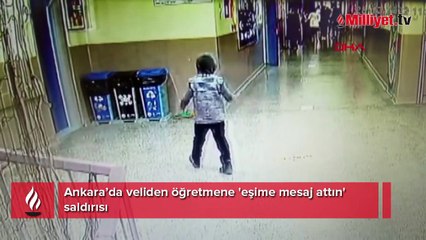 Veliden öğretmene 'eşime mesaj attın' saldırısı
