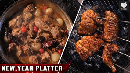 Bhatti Da Murgh | Chicken Khada Masala | Chicken Platter | New Year Platter By Varun | Get Curried