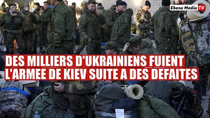 Des milliers d'Ukrainiens fuient l'armée de Kyiv après plusieurs défaites face à la Russie