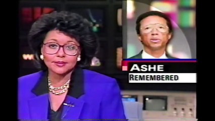 Arthur Ashe Dies, News 4 WNBC New York _ George Michael Sports - 02_07_93