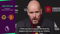 Erik ten Hag unsure if United will add a striker in January
