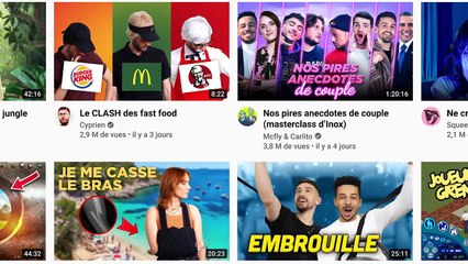 Le CLASH des youtubeurs