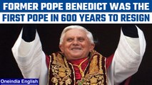 Former Pope Benedict XVI dies at 95 in Vatican: Know about his resignation | Oneindia News*Explainer