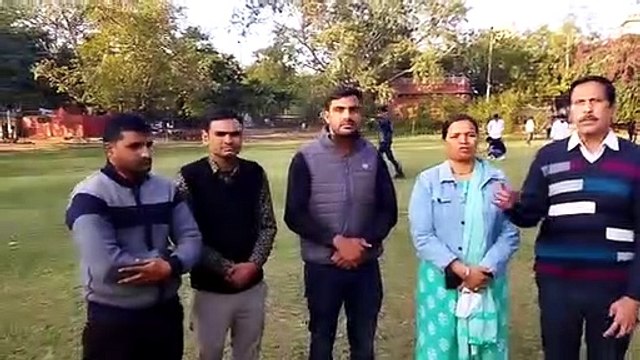 नेहरू उद्यान में जुटे शिक्षक , शिक्षक मोर्चा के प्रदेशाध्यक्ष की रिहाई की मांग उठाई