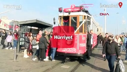Taksim'de yılbaşı hazırlıkları