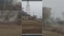 صور متداولة لاستهداف محطة كهرباء في كييف بضربة صاروخية روسية