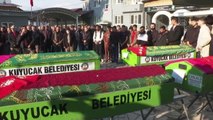 Restorandaki patlamada hayatını kaybeden beş kişi için Kuyucak'ta cenaze töreni düzenlendi