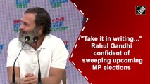 'Take it in writing...' Rahul Gandhi confident of sweeping upcoming MP elections
