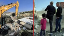İsrail, Doğu Kudüs'te Filistinli bir aileye zorla kendi evini yıktırdı
