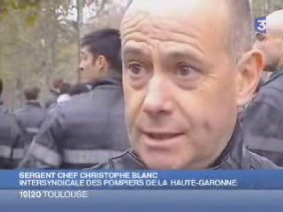 Pompiers de Toulouse en grêve