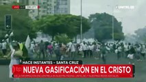 Marcha pacífica fue gasificada en el Cristo Redentor