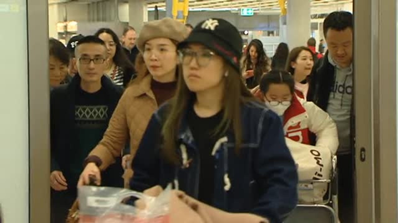 Entran en vigor las medidas sanitarias para los pasajeros de China que llegan a España