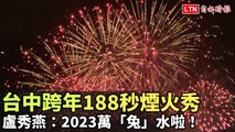 台中跨年188秒煙火秀 盧秀燕：2023萬「兔」水啦！