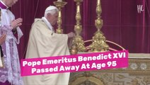 Pope Emeritus Benedict Xvi  Passed Away At Age 95