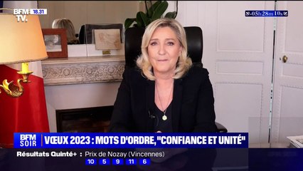 "2023 ne doit pas nous faire peur": les vœux de Marine Le Pen pour la nouvelle année