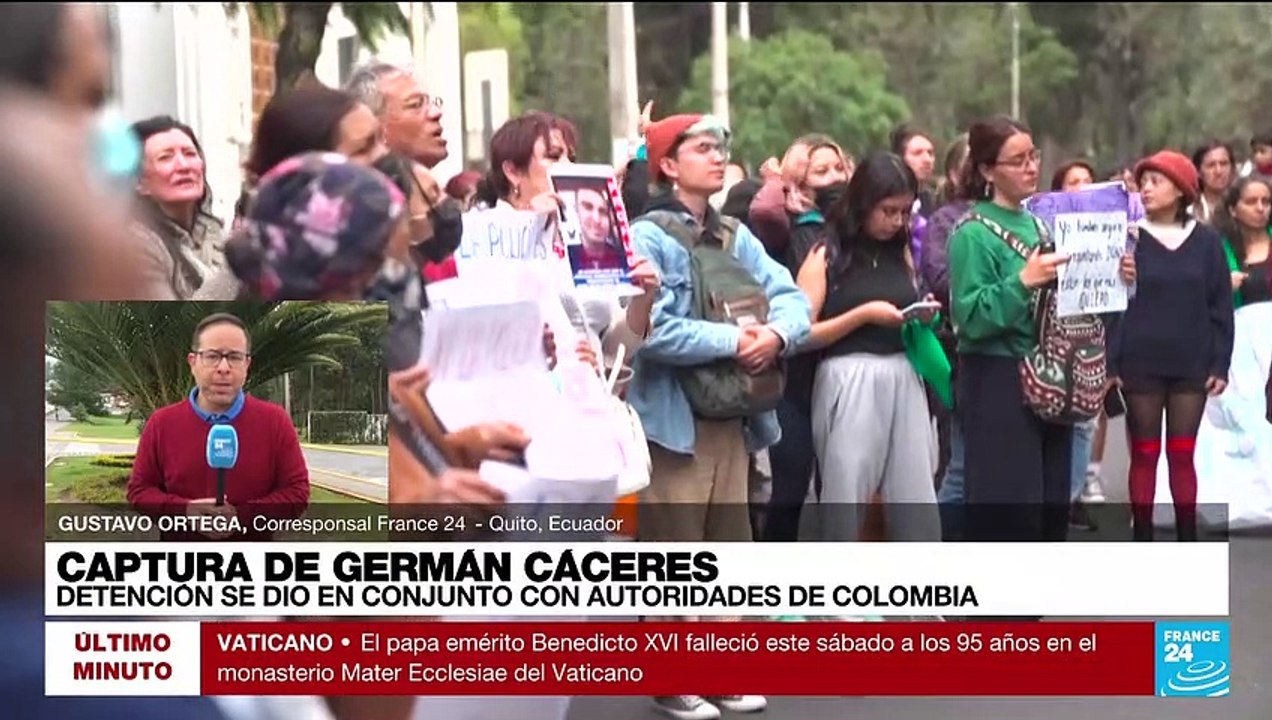 Informe desde Quito: capturan a Germán Cáceres, sospechoso de feminicidio de María Belén Bernal