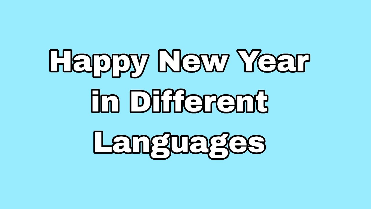 Happy New Year in Different Languages | Global Languages | 2023 | Native Earth