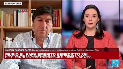 Marcial Sánchez: "La historia recordará a Benedicto XVI como un intelectual"