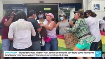 Oposición boliviana protesta en Santa Cruz contra la detención de su gobernador