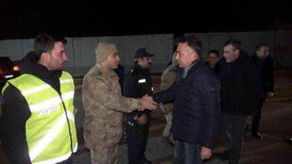 Vali Çağatay'dan güvenlik güçlerine "yılbaşı" ziyareti