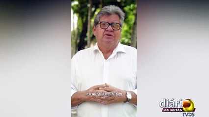 João Azevêdo divulga mensagem de ano novo e diz que é tempo de "deixar as diferenças para trás"