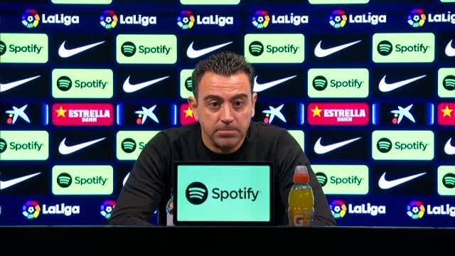 Xavi: El empate es culpa nuestra, yo tengo que mirar por lo que puedo controlar