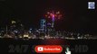 Fireworks Light up the Sky in Auckland on New Zealand's North Island 2023 New Year Celebrations