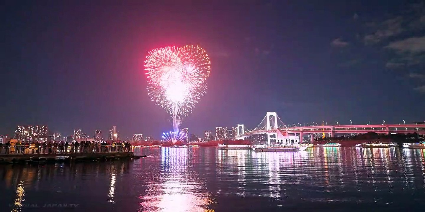 Tokyo Bay Fireworks - End of 2022