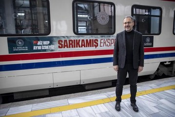 Bakan Kasapoğlu, Sarıkamış anması için Doğu Ekspresi ile yola çıktı