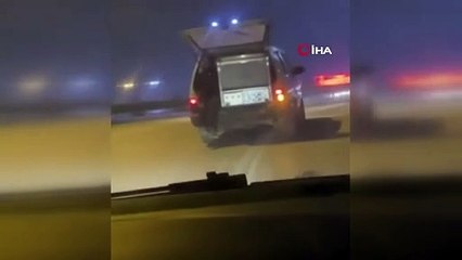 Bursa’da tehlikeli taşımacılık kameralarda