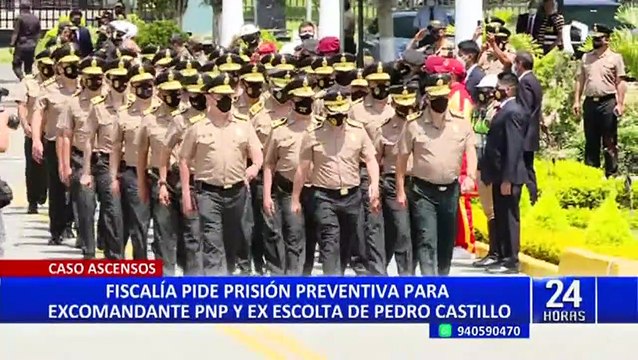 Caso ascensos PNP: Fiscalía pide prisión preventiva contra excomandante general Javier Gallardo