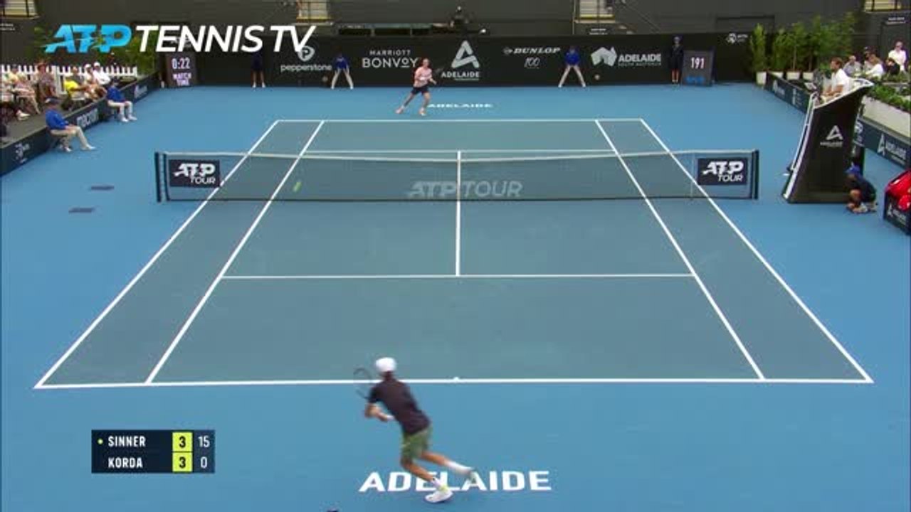 Highlights: Sinner patzt gegen Korda